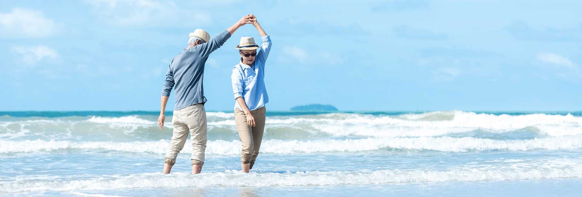 Sailboat Retirees Enjoying Their Retirement