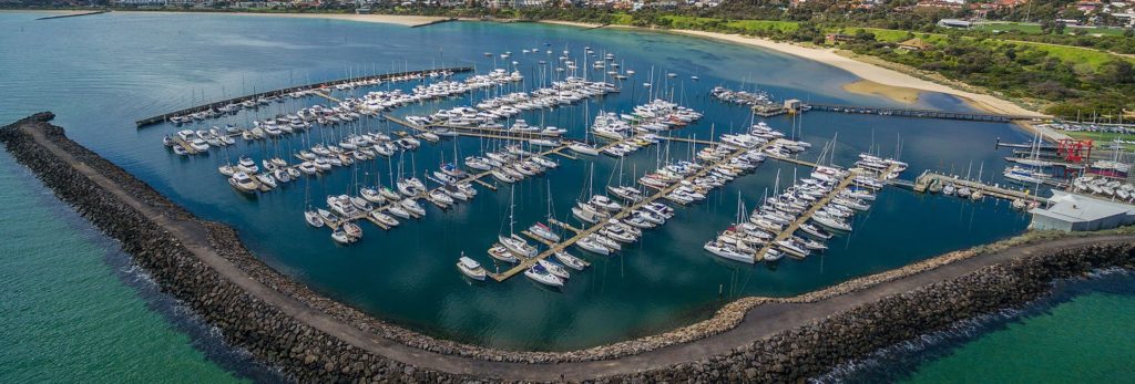 View of a yacht club