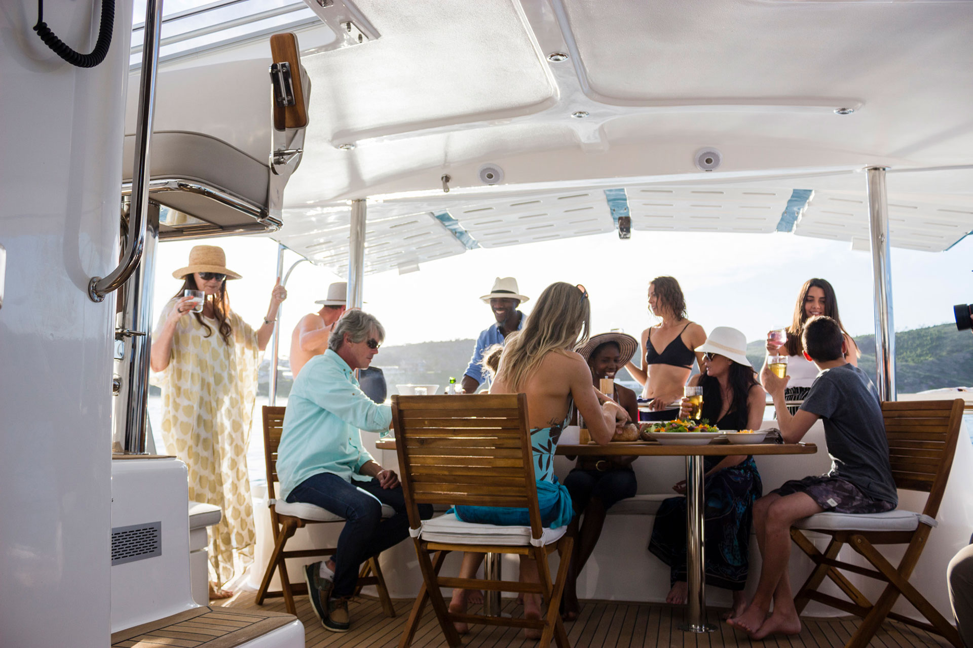 Onboard A Luxury Catamaran