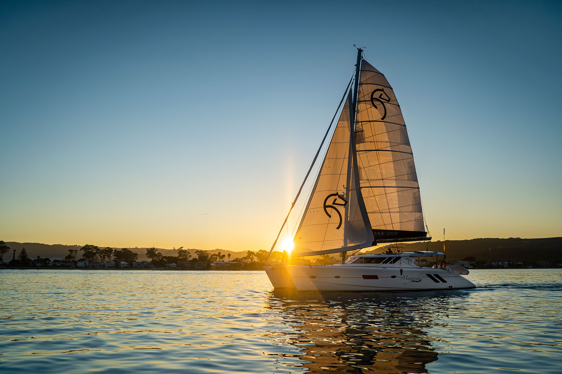 View Of A Luxury Catamaran