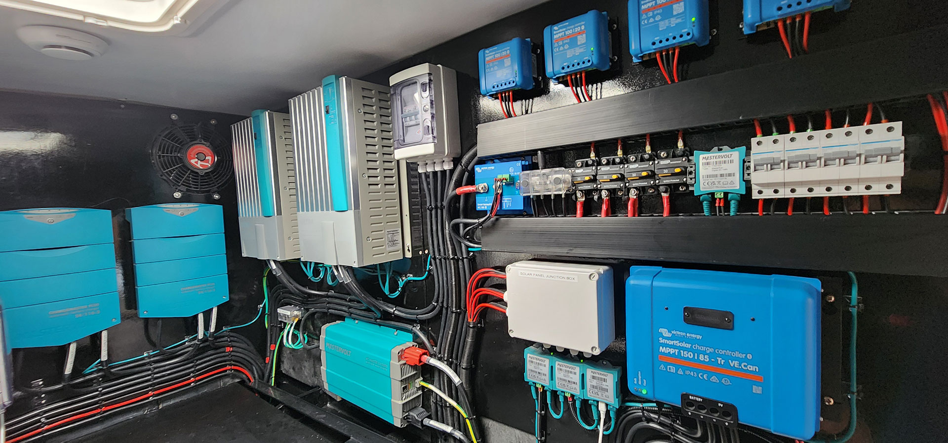 View Of The Interior Of A Catamaran