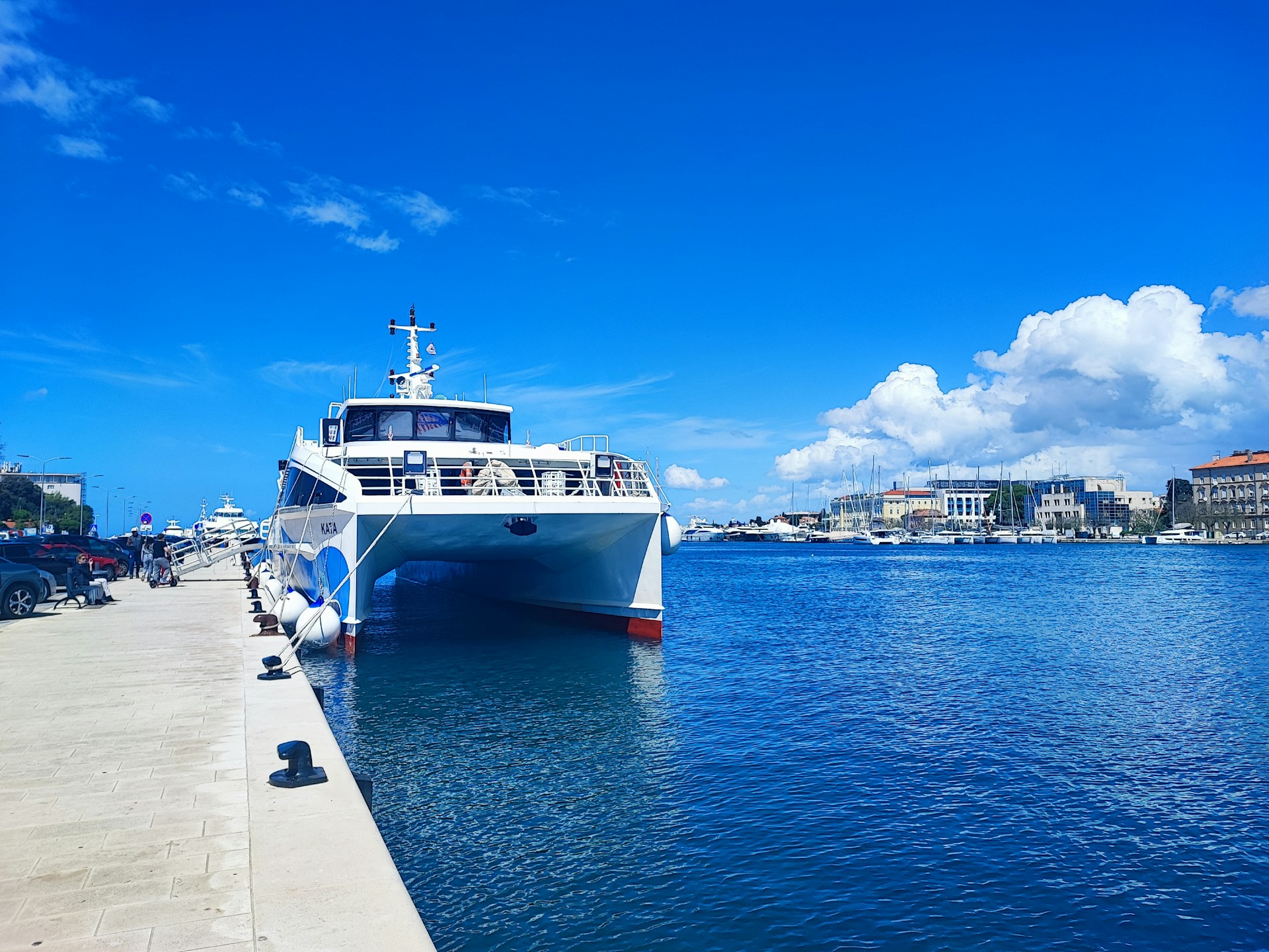 View Of A Luxury Catamaran