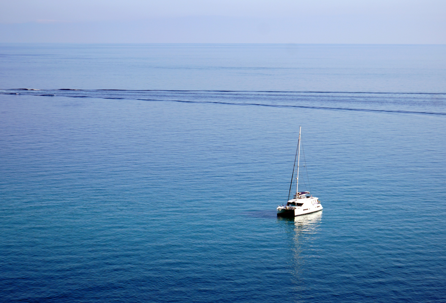View Of A Luxury Catamaran