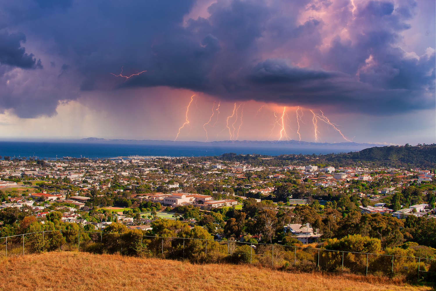 View Of Severe Weather Conditions