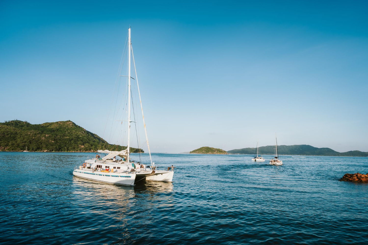 View Of A Catamaran