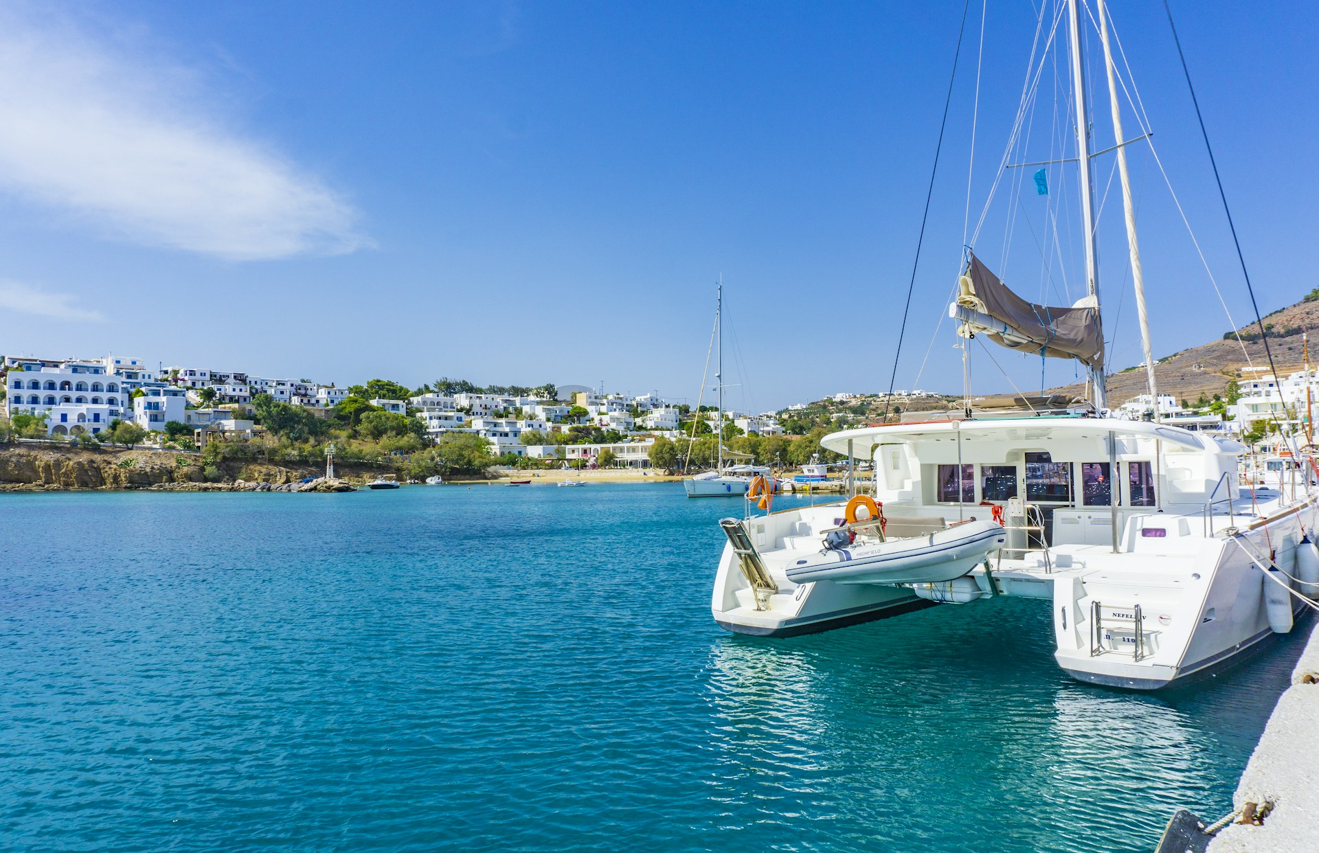View Of A Catamaran