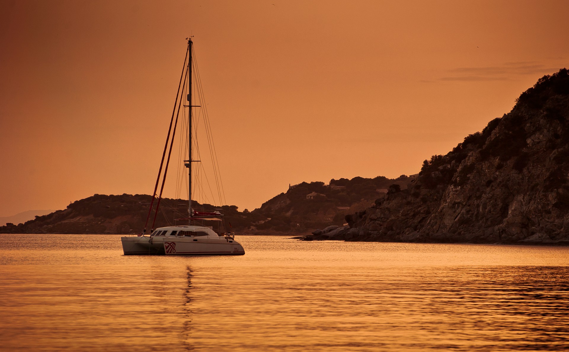 View Of A Catamaran