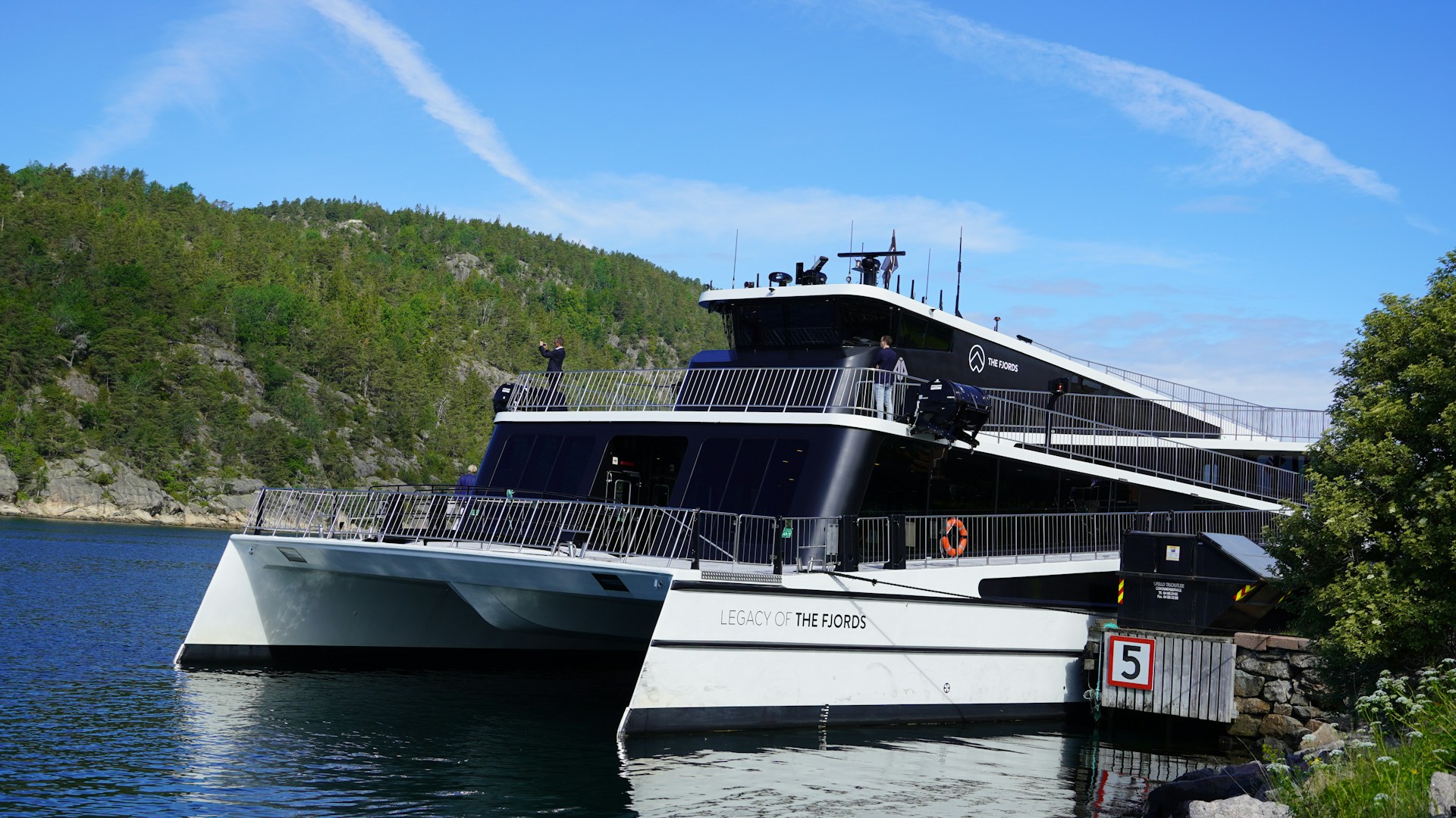 View Of A Catamaran