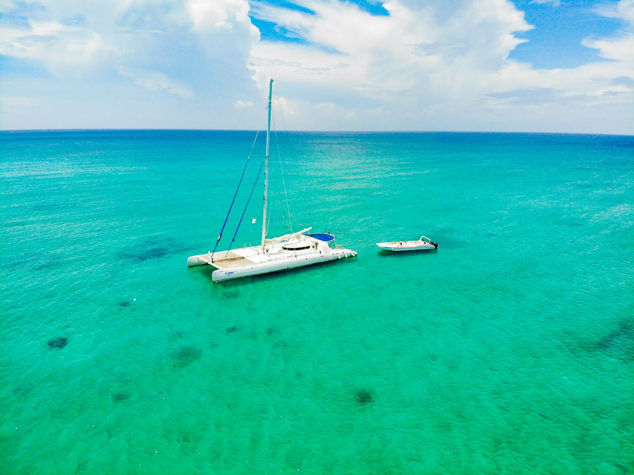 View Of A Luxury Catamaran