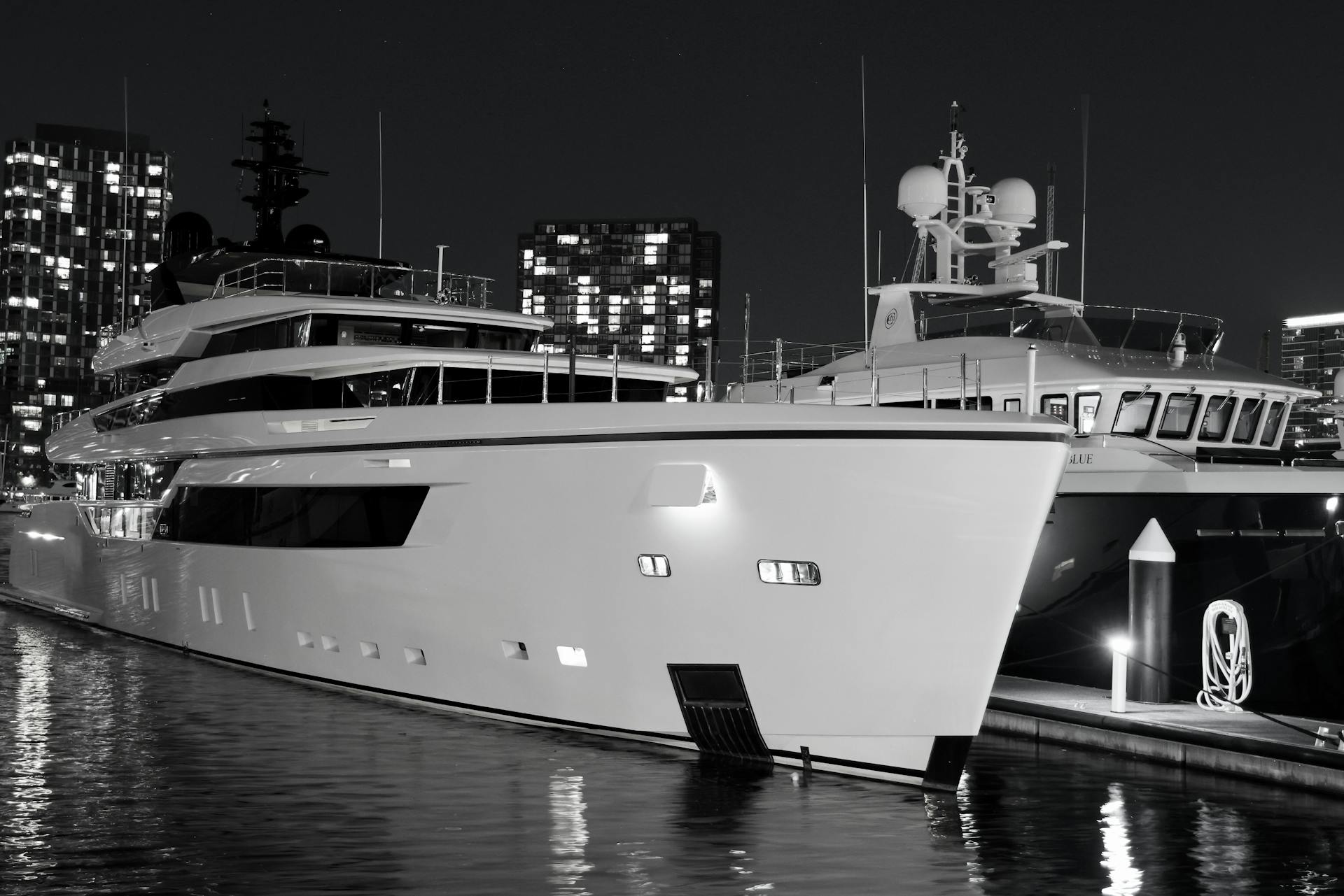 View Of A Luxury Superyacht