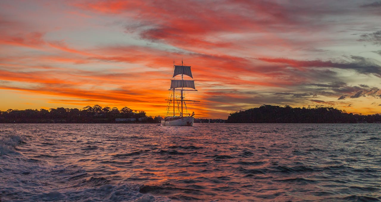 View Of A Luxury Yacht
