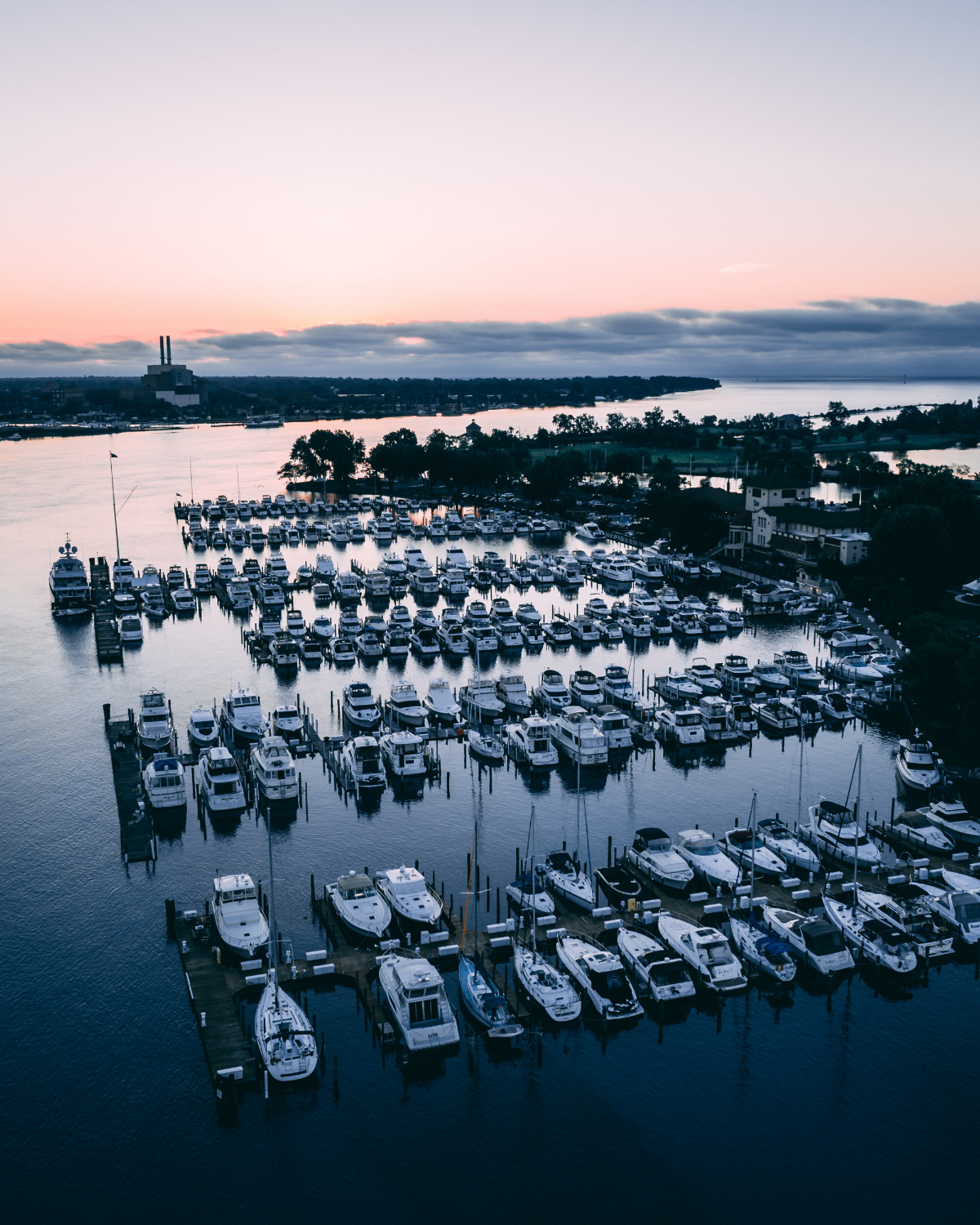 View Of A Marina