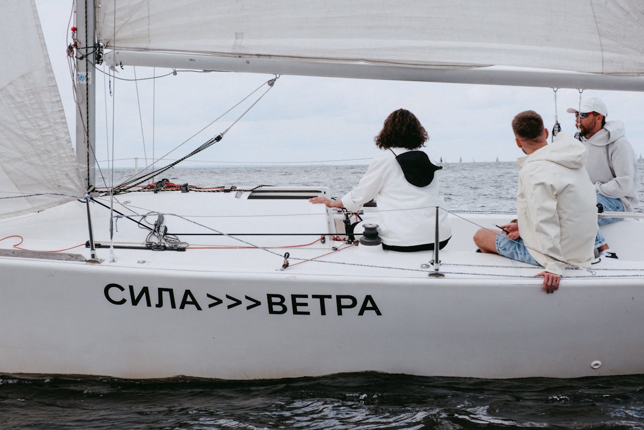 View Of A Yacht Name