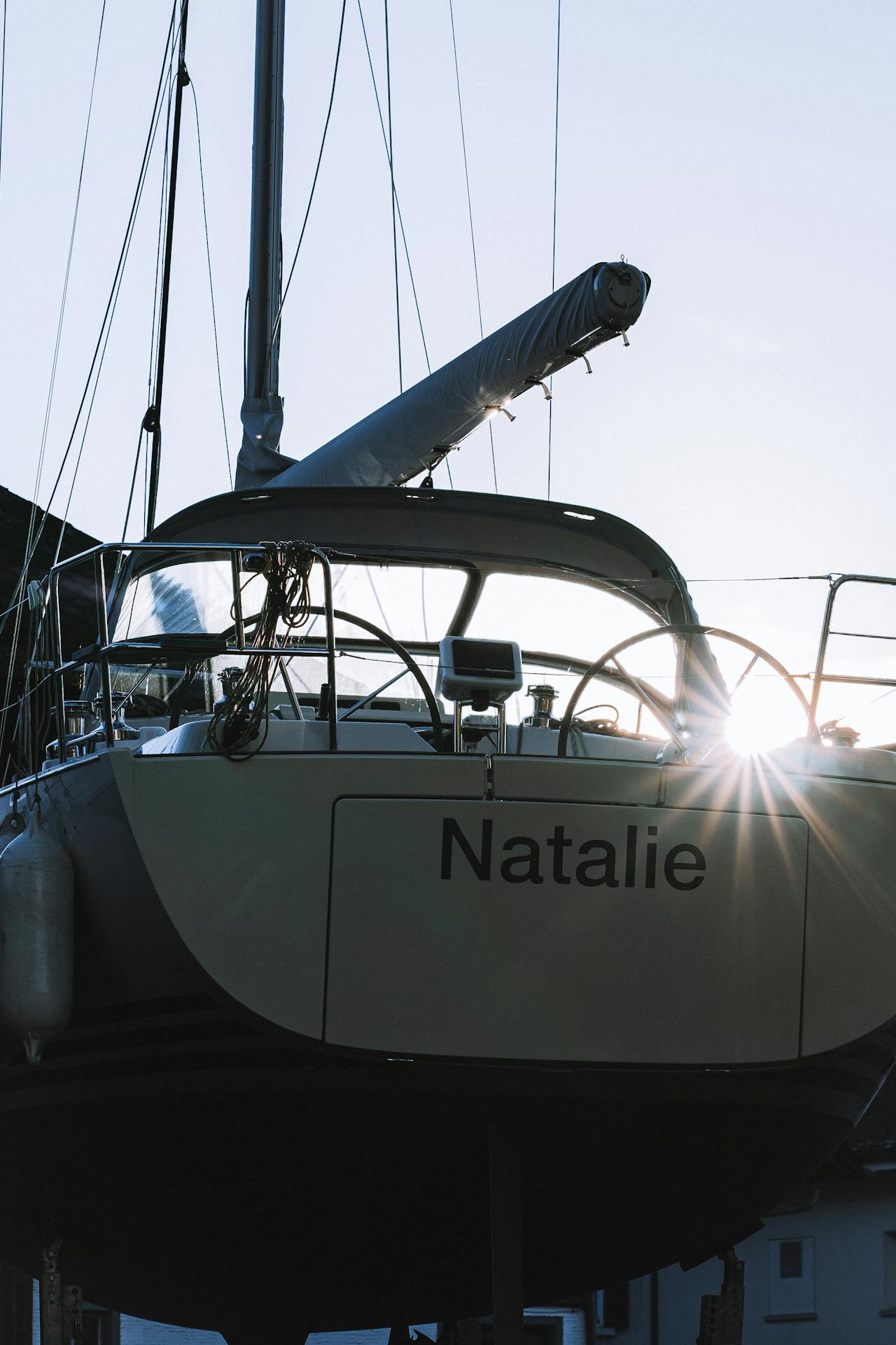 View Of A Yacht Name
