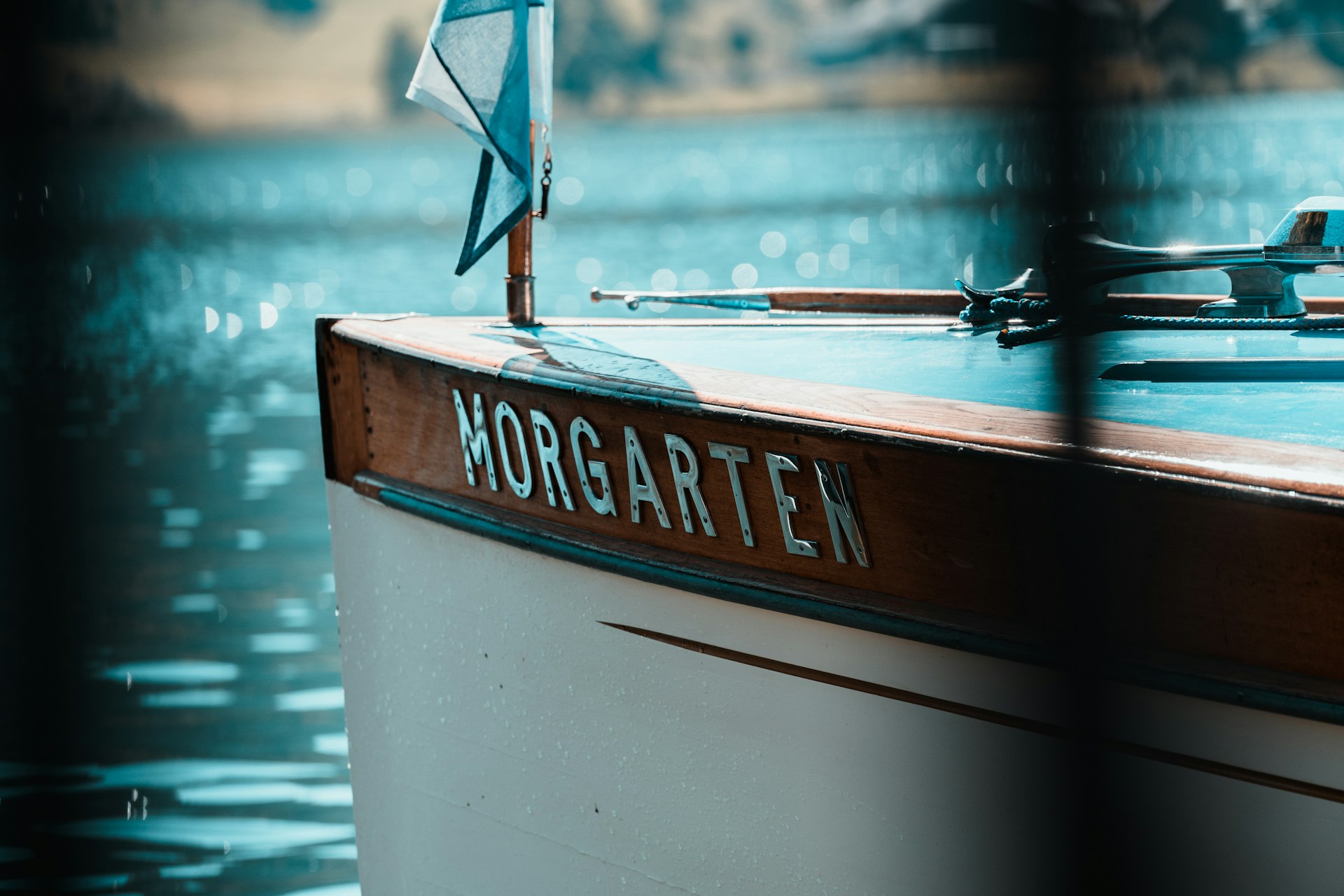 View Of A Yacht Name