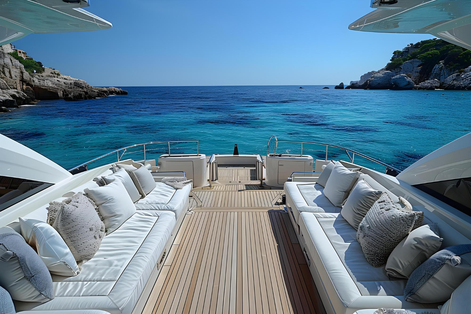 View Onboard A Luxury Yacht